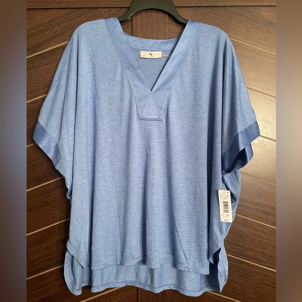 Natori Congo Top Only Azure Blue NWT